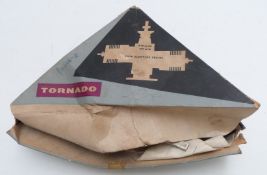 Davies-Charlton Tornado horizontal twin cylinder vintage petrol model aircraft engine, in original