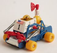 Corgi Toys diecast model James Bond 007 Diamonds Are Forever Moon Buggy with blue and white body and