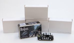 Five Corgi Classic The Beatles Album Cover 1:36 scale diecast model vehicles, all in original