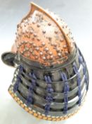 Japanese Taisho period momonari kabuto helmet.