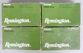 Twenty Remington 12 bore Express rifle slug shotgun cartridges, all in original boxes PLEASE NOTE