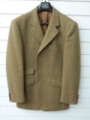 Barbour 'Double Twist' Merino wool gentleman's Squires tweed jacket, 42