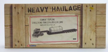 Corgi Heavy Haulage 1:50 scale limited edition diecast model Scania T Topline 5 Axle King