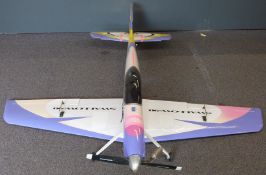 CMPro Swallow 90 radio control aerobatic model aircraft fitted with YS 4 stroke engine, wingspan