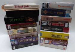 Sixteen vintage computer games including Full Throttle, Ripper, Perfect General, Steel Panthers II