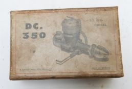 Davies-Charlton & Co. DC 350 diesel compression ignition model aircraft engine, in original box