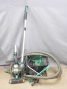 A collection of pond cleaning apparatus