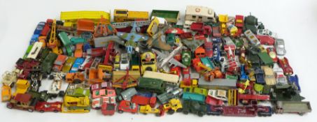 Over 100 Corgi, Dinky, Matchbox, Budgie, Tri-ang Minic and similar diecast and tinplate model
