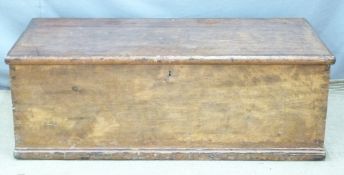 A 19thC jointed elm trunk, W110 x D48 x H40cm