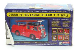 Original Classics High Quality limited edition 1:18 scale diecast model Dennis F8 Fire Engine,