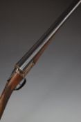 Webley & Scott 700 series 12 bore side by side ejector shotgun with named and engraved locks,