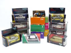 Sixteen Schabak, Rio and Atlas Editions diecast model cars including Silver-Cars Collection, all