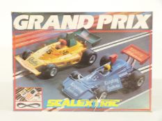 Scalextric model motor racing set Grand Prix, in original box.