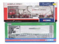 Two Corgi 1:50 scale limited edition diecast model lorries Countrywide Farmers PLC CC13516 and
