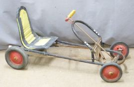 A vintage Go Kart, L110cm