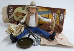 Palitoy Bonanza Hoss The Movable Man action figure doll, in original box.