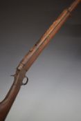 Remington American Boy Scout .22 rolling block rifle with named top strap and lock, sling suspension