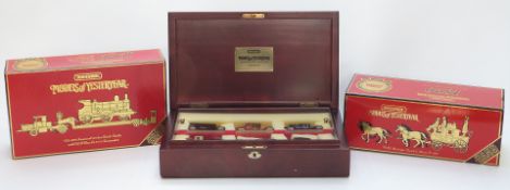 Three Matchbox diecast model vehicle sets comprising Display Case set YY60-27426, Special Edition