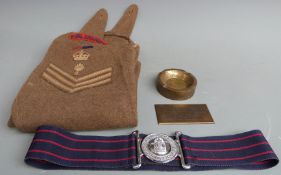 A brass plaque 'Here, on 4th May 1945, a delegation from the German High Command surrendered