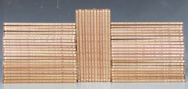 A run of fifty-four volumes of The Double Gun Journal 1995-2008