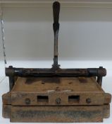 Early to mid 20thC Kodak No 3 dry mounter with gas system