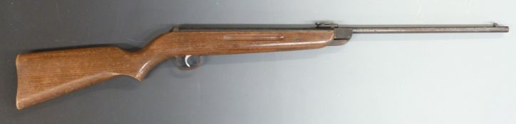 Diana Model 27 .177 air rifle with semi-pistol grip and adjustable sights, serial number 278669.
