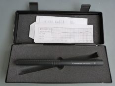 Sennheiser 418 S P48 stereo condenser microphone, in hard case with paperwork