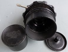 Kinoptik Paris Apochromat f=50mm 1/2 lens serial number 57803, with front and rear covers