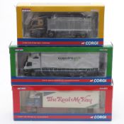 Three Corgi limited edition 1:50 scale diecast model lorries comprising Rigids Countrywide Farmers