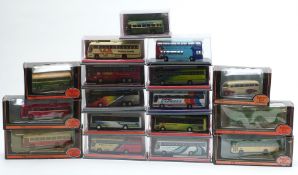 Seventeen Corgi Original Omnibus Company (OOC) and Exclusive First Editions (EFE) diecast model