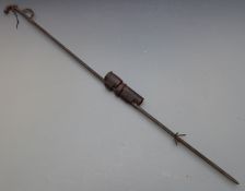 12 bore poacher's falling block trip wire alarm gun, 106cm long