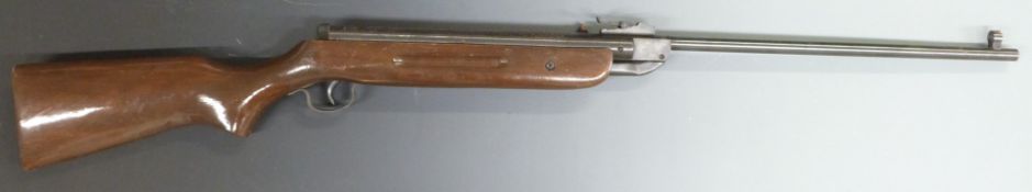 Westlake .22 air rifle with semi-pistol grip and adjustable sights, NVSN.