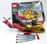 Lego Technic Rescue Helicopter 9396 (2012), in original box.