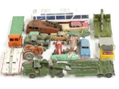Nineteen Dinky Toys diecast model vehicles including Supertoys Foden Flatbed, Maximum Security