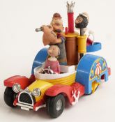 Corgi Comics Toys diecast model Popeye Paddle-Wagon with red, yellow, blue and white body, 802, in