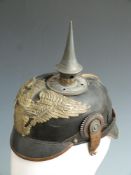 German pickelhaube helmet with 