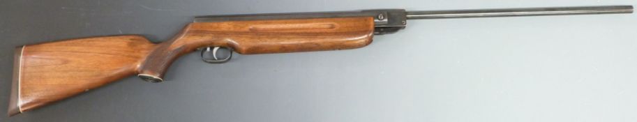 Weihrauch HW35 .22 air rifle with semi-pistol grip, raised cheek piece, adjustable trigger and