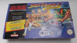 Super Nintendo Entertainment System (SNES) PAL Version Street Fighter II Turbo video games