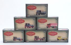 Six Corgi Vintage Glory Of Steam 1:50 scale limited edition diecast model Sentinel wagons Tate &