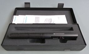 Sennheiser 4MKH 60 P48 mono condenser microphone, in hard case with paperwork