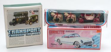 Two Corgi model sets 1902 State Landau 41 and Transport Through The Ages C88 together with a