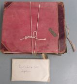 WW1 two personal photograph albums compiled by Lieutenant A C Kingham, HAC, the first depicting
