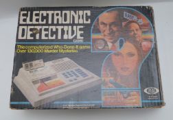 Ideal Electronic Detective computer game, in original box.