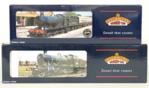 Two Bachmann 00 gauge GWR locomotives 0-6-0 2251 Collett Goods Class 3202 32-300 and 2-6-0 4331 31-