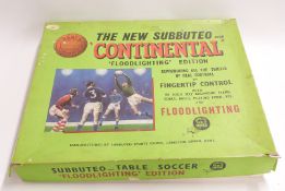 Subbuteo table soccer Continental Floodlighting edition, in original box.