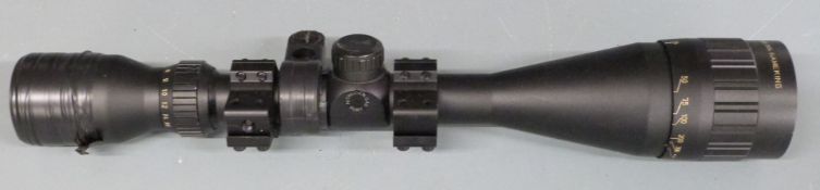Nikko Sterling Gameking 4-16x50 rifle scope with scope mounts.