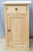 Pine bedside cabinet