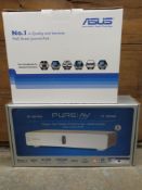 Belkin PF30 Pure AV power console and an Asus monitor, both new in box