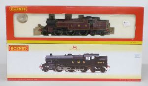 Two Hornby 00 gauge LMS 2-6-4T Class 4P locomotives Fowler 2311 R2224 and Stanier 2546 R2653X,