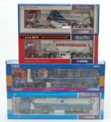 Four Corgi limited edition 1:50 scale diecast model vehicles comprising Woody's Express CC13420,